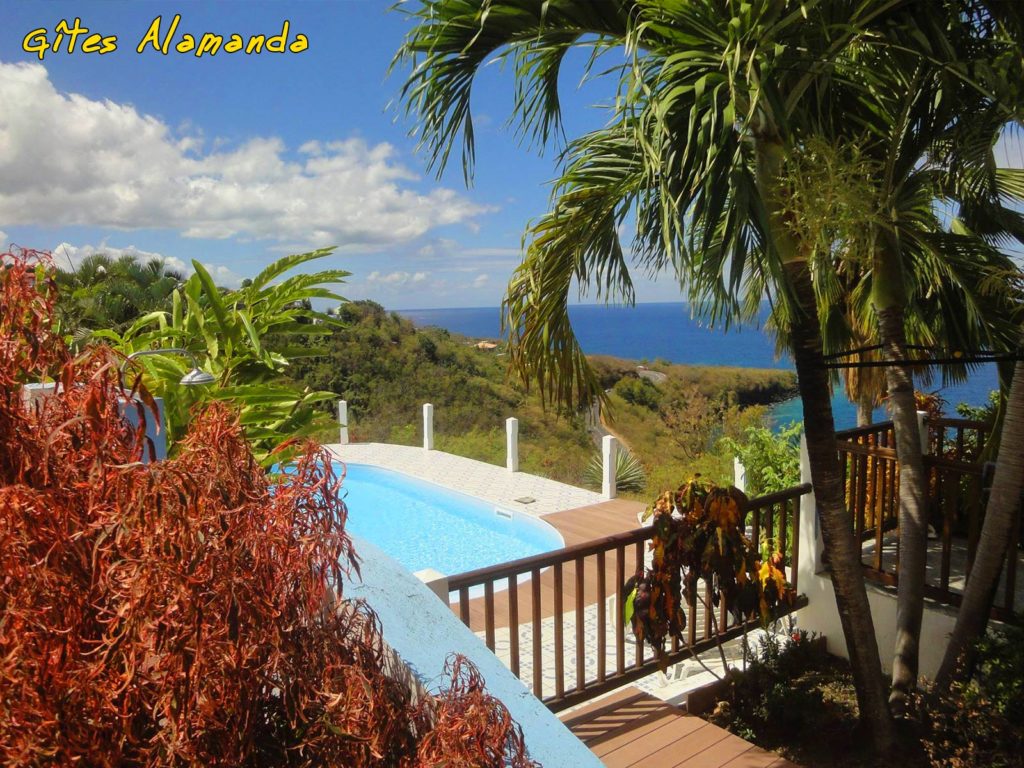Gîte Alamanda – Piscine sur mer