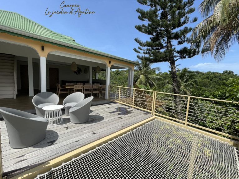 Jardin d'Agatine - Villa Canopée - terrasse privée