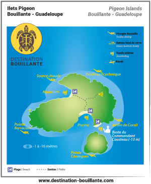 Télécharger le plan des Ilets Pigeon