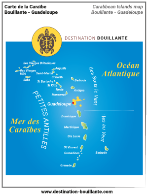Carte des Petites-Antilles
