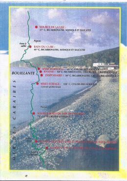 Composition des eaux de Bouillante