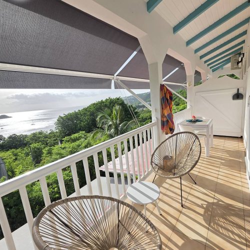Terrasse privative vue mer