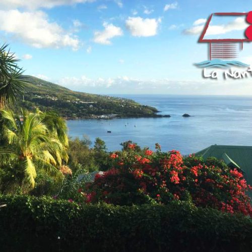 Gite La Nantillaise - Vue de la Baie de Bouillante