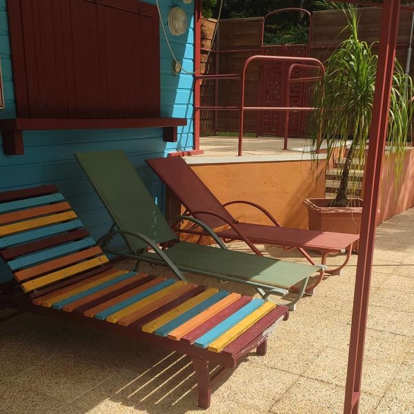 Kaz Kayou : piscine et terrasse