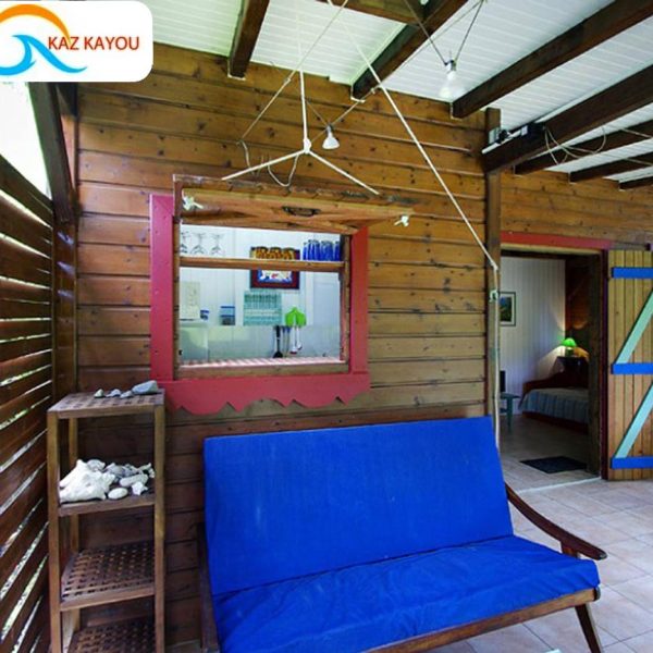 Kaz Kayou : Salon terrasse abrité