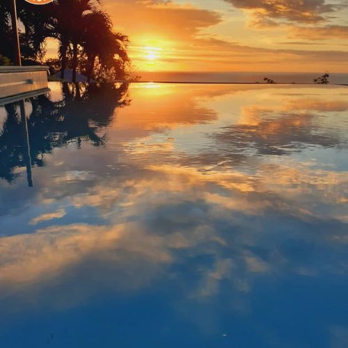 Kokokaz - Piscine vue mer et coucher de soleil