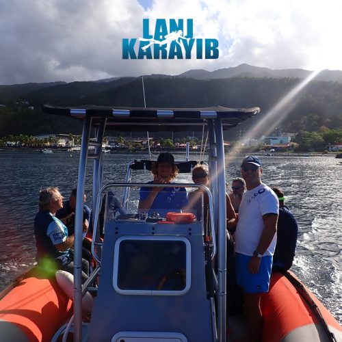 Lanj Karayib plongée sur la bateau