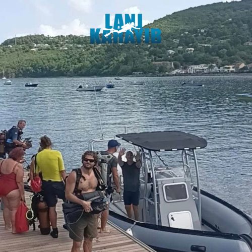 Lanj Karayib bateau et ponton dédié