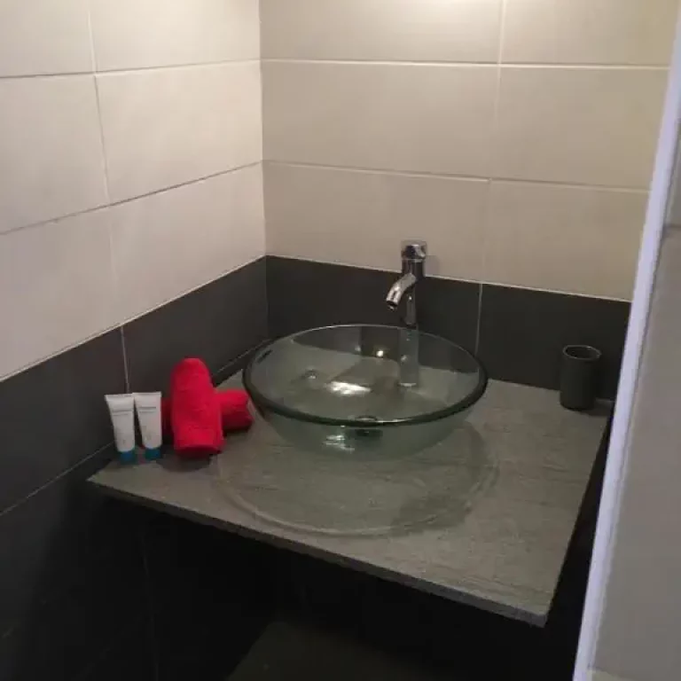 Salle d'eau, douche de la Résidence Belle de Nuit